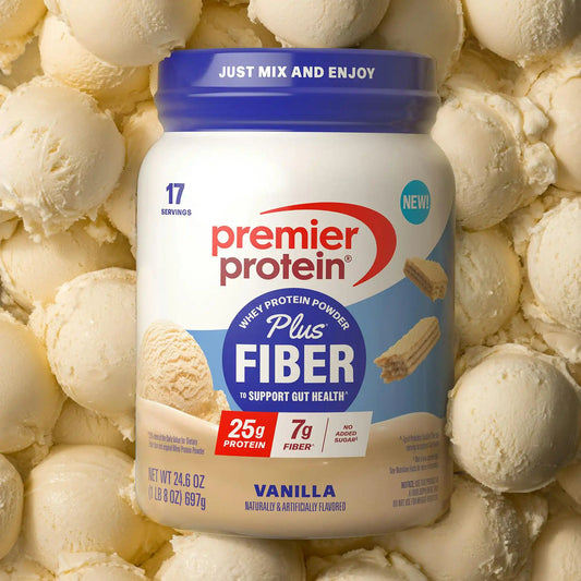 Vanilla Protein Plus Fiber Powder